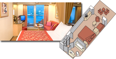 Deluxe Verandah Outside Stateroom: VA